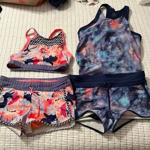 Athleta Girl swim suit bundle!